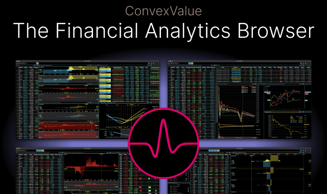 The ConvexValue Terminal showing market and options analytics dashboards